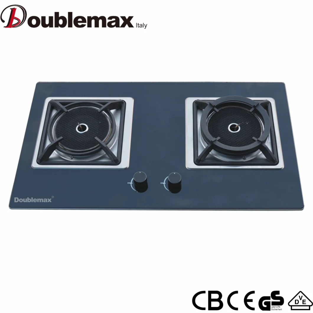 Gas Stove Htb2103I 2 Gas Burner with Gas Stove Is Tempered Glass Kitchen Surface