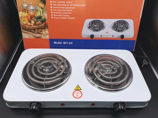 Plaque de cuisson en céramique en acier inoxydable cuisinière cuisinière brûleur fonte offre spéciale