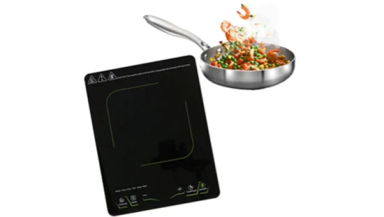 Écran LCD de brûleur à induction portable 1600W-2000W avec minuterie avec cuisinière à induction à plaque de cuivre