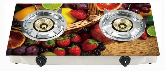 Brûleur double automatique de cuisinière à gaz de demandeur d'accueil conçu numérique imprimé en 3D